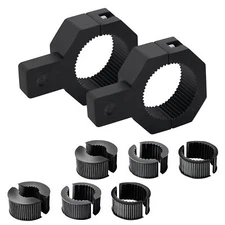2x LED Light Bar Mounting Bracket Whip Light Tube Clamps Roof Roll Cage Holder