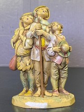 Fontanini The Shepherds Choir 65182 Three Boys Singing 1990 Italy Nativity