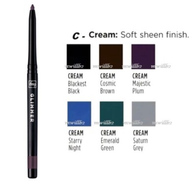 2 Avon fmg Glimmer (Glimmersticks) Retractable Cream Eye Liner STARRY NIGHT Blue
