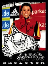 Sarah Sator Autogrammkarte Original Signiert Skeleton + G 17353