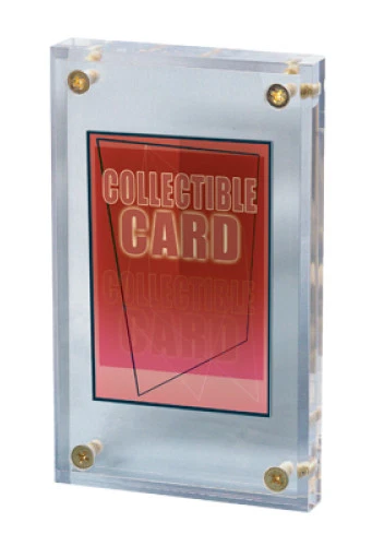 Ultra PRO Lucite 1/2" Brik 4-Screw Screwdown Card Holder Clear - Image 2 of 4