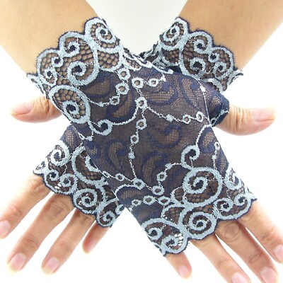SPITZE ARMSTULPEN SPITZEN HANDSCHUHE GOTHIC WGT FESTIVAL COSPLAY LOLITA PUNK ca