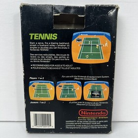 Tennis (Nintendo NES, 1985) Authentic - w/ Box - TESTED & Working !