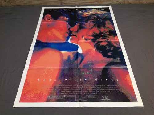 1992 Body Of Evidence Original Movie House Full Sheet Poster