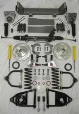 1953 to 1956 Ford F100 Mustang II Power Front End Suspension Kit Stock Slotted