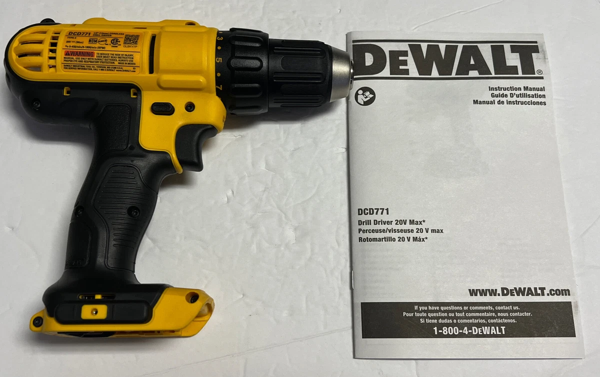 Dewalt dcd771 specs sale