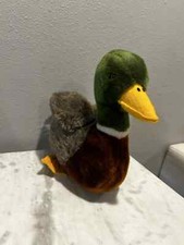 Dakin Plush Duck 1981 Vintage Mallard Drake Realistic Stuffed Animal Cute 12"