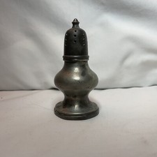Vintage Single Salt Shaker By Poole Pewter Shaker Antique Rare #15 Made In USA