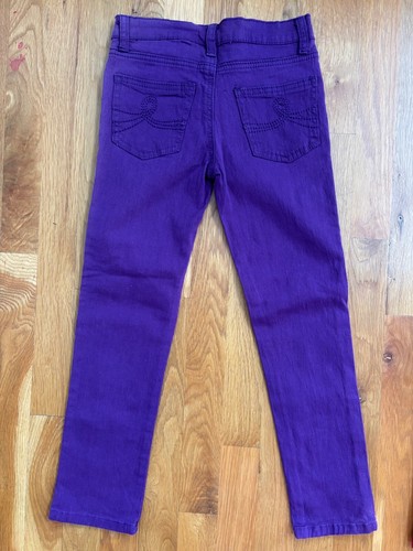 New with tags! Lot -2 Pairs Yom Yom Skinny Jeans /Pants Girls Size 6X Purple/Red - Picture 4 of 5