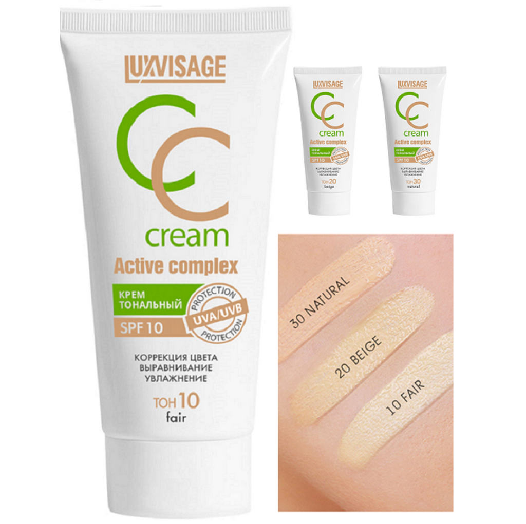 LuxVisage CC Active Complex Foundation Cream with SPF 10 | eBay