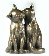 Cat Friends Forever (Yum Yum & Friend) Bronze Sculpture