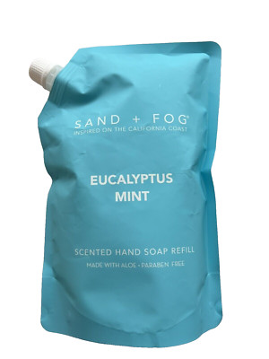 Sand + Fog EUCALYPTUS MINT Hand Soap Refill 34 Fl Oz NEW!