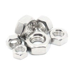 M4 HEX FULL NUT HEXAGON NUTS HEX NUT STAINLESS STEEL A2-70 304 DIN 934