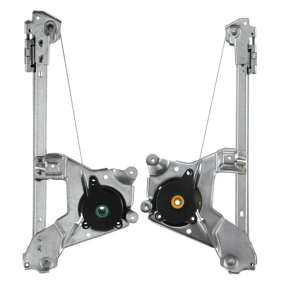 2 Reguladores de ventana eléctrica trasero izquierdo derecho sin motor para Audi A6 S4 S6 100 Quattro Foto 3 de 4