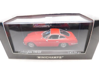 MINICHAMPS 430103201 * LAMBORGHINI 350  GT 2+2 * 1964 * RED * 1:43 * OVP