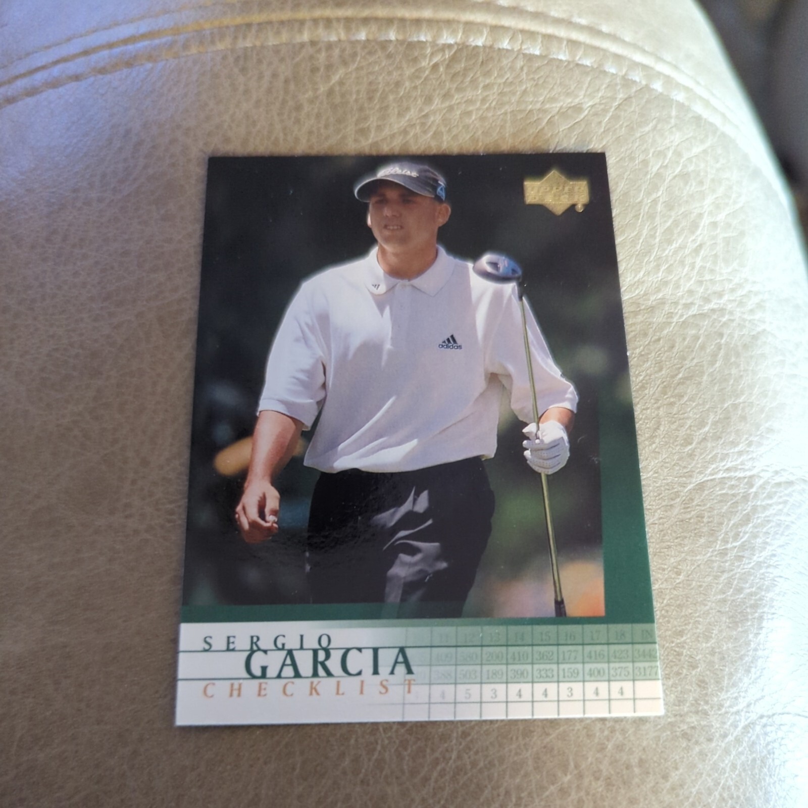2001 Upper Deck Sergio Garcia #197 Checklist ROOKIE CARD