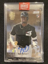 2023 Topps Archives LUIS ROBERT Jr RC AUTO 1/1 Rookie Autograph Stadium Club SP