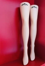 🟢 calze OMSA espositore pubblicitario vintage da vetrina modernariato 1980