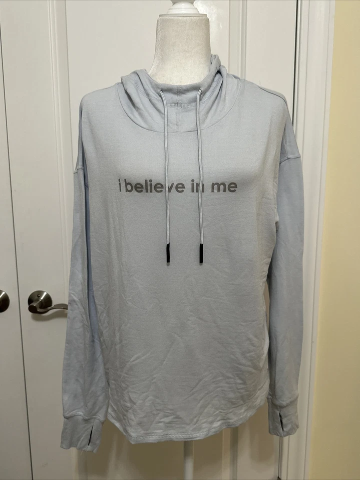 Толстовка с капюшоном расслабленная Mind Body Love by Peace Love World цвет Ice Aqua размер XS A473657 - Изображение 2 из 4