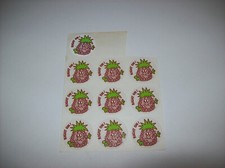 Vintage Trend Stinky Stickers RIGHT ON Pineapple Scratch N Sniff, MATTE