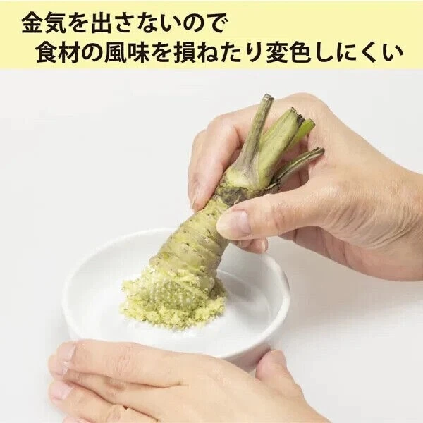 Керамическая фарфоровая терка для овощей Kyocera небольшой размер Φ93x21 мм 110 г васаби - Изображение 3 из 4