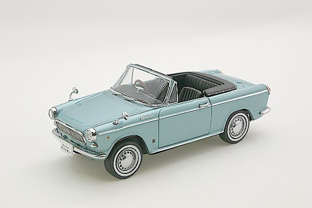 EBBRO EBB43715 1:43 Daihatsu Spider Compagno M. Light Blue 1965