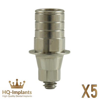 X5 Anti Rotational Ti-Base Hexagonal Conical Connection NP CAD/CAM Abut ment 