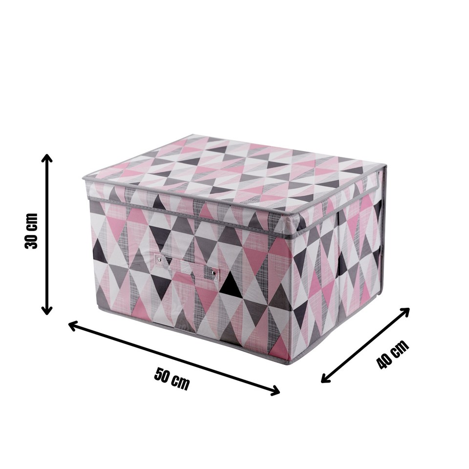 Large Collapsible Storage Box Folding Jumbo Storage Chest Kids Room Toy ...