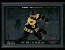 2021-22 O-Pee-Chee Platinum Photo Driven Patrice Bergeron #PD-1- Boston Bruins