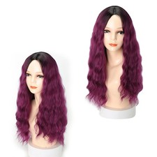 Curly Fiber Wig For Women Realistic Wig Wavy Hairdressing Tools 53 x 15 x 2 cm