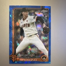 Topps Chrome 2025 Sapphire Hayden Birdsong Rookie Debut #USC159 Giants MLB
