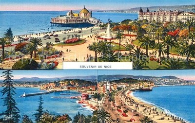 Nice Alpes Maritimes Panorama Cote d Azur