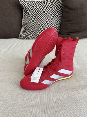 Adidas Red BOX HOG 4 Boxing Shoes Adidas Men s Size 8.5 Brand New JP9846