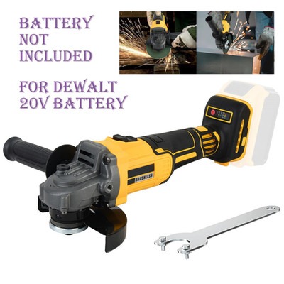 115mm Cordless Angle Grinder Brushless For Dewalt 20V Battery Max Cut Off Tool