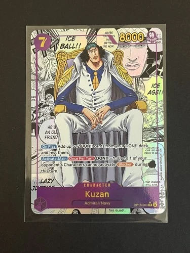 Bandai One Piece TCG Kuzan OP16-063 Manga Character Rare ENGLISH