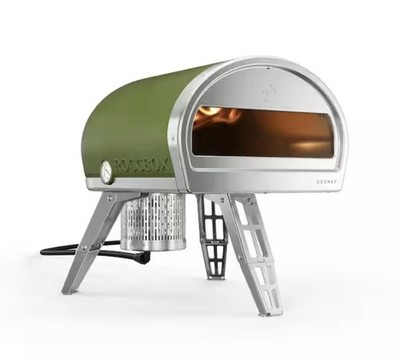 GOZNEY Roccbox Propane Outdoor Portable Pizza Oven 12 in. Olive GRPOLUS1632