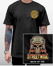 Streetwise Rooted Graphic T-Shirt Black M-L-XL-2XL-3XL-4XL-5XL