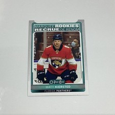 Matt Kiersted Florida Panthers 2021-22 Marquee Rookies O-Pee-Chee RC #636