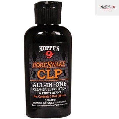 2oz Hoppe's CLP: Fast-Acting Cleaner, Lubricant & Rust Preventative for Firearms