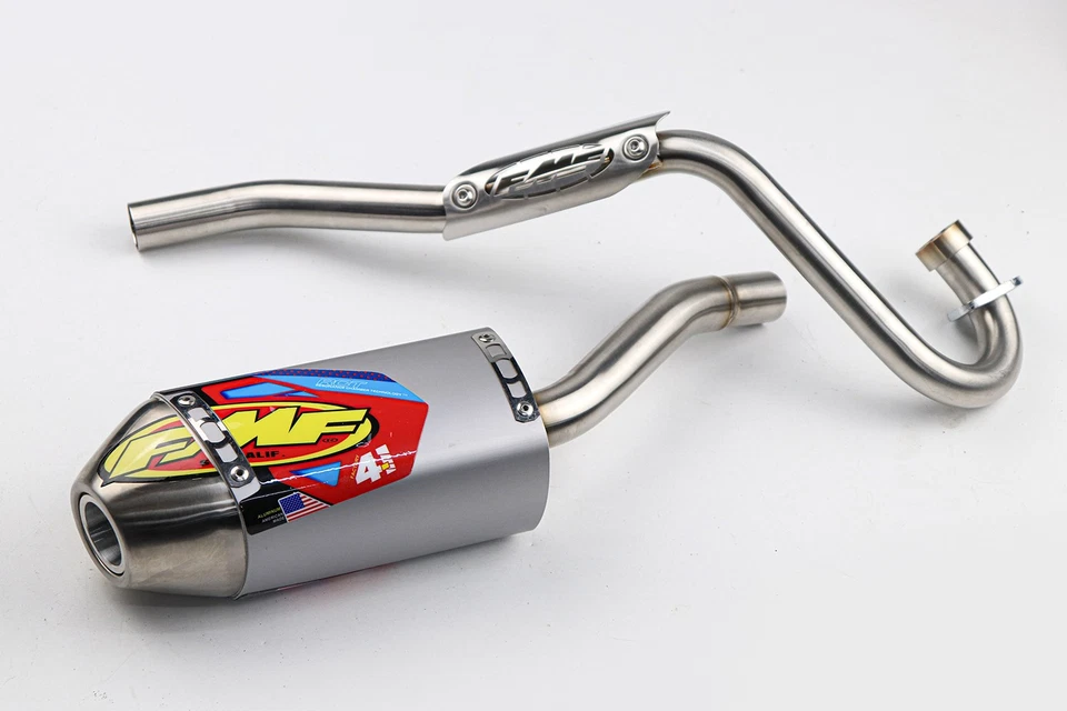 Tubo de escape completo para carreras Honda CRF 110 CRF110F Foto 2 de 4