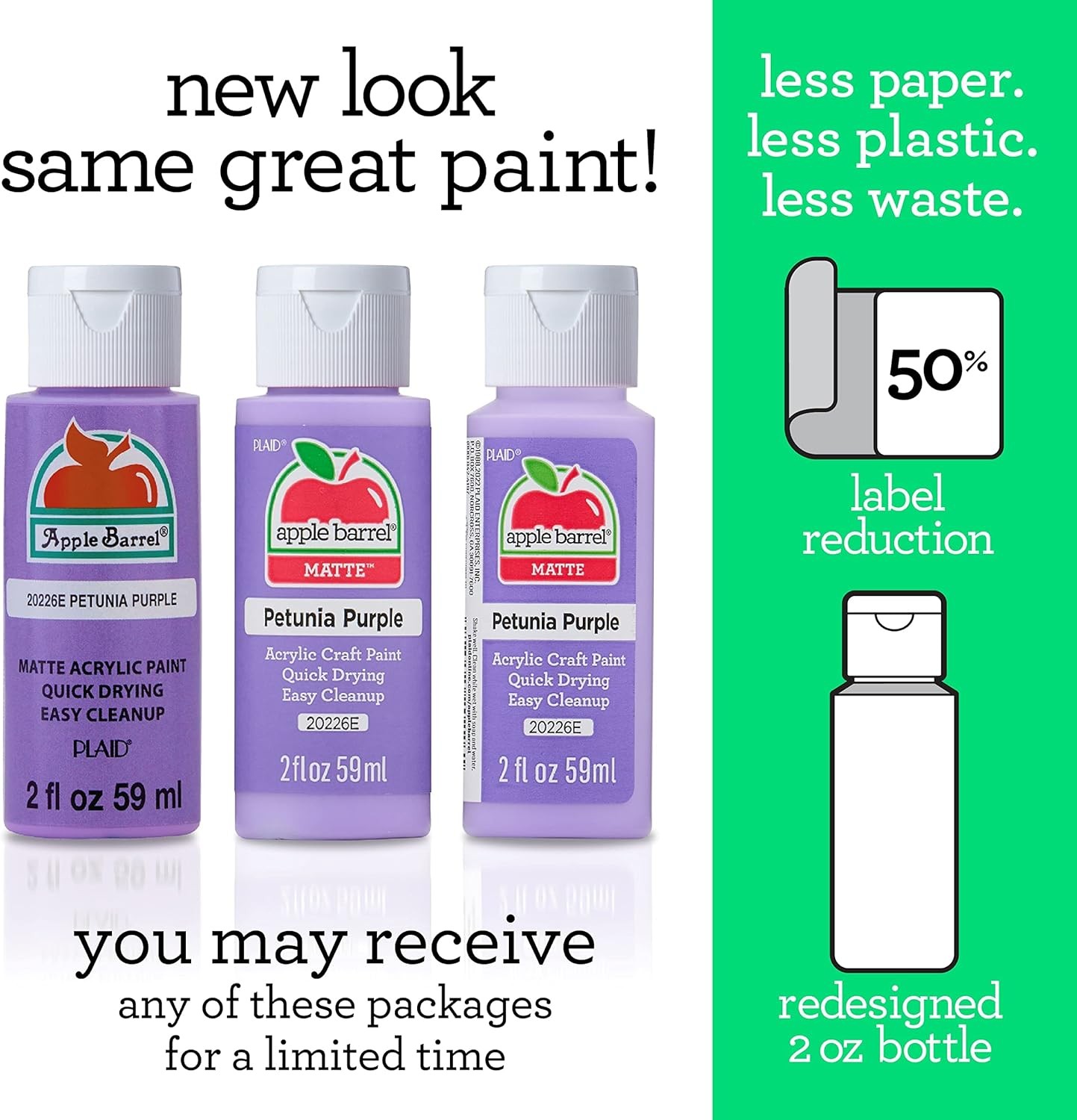 Craft Acrylic Paint by Apple Barrel – 2 oz Bimini Blue