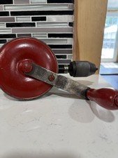 Vintage Dunlap Hand Crank Eggbeater Drill Made in USA Hand Drill Working Tool