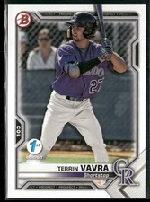 2021 Bowman 1st Edition #BFE-100 Terrin Vavra