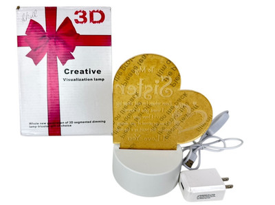 3D Creative Visualization Dimming Lamp  ''To My Sister''