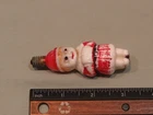Vintage Painted Milk Glass Child Santa Christmas Figural Light Bulb