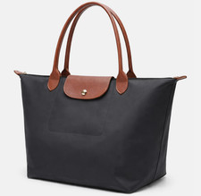 Ladies Tote Bag Large Capacity Waterproof Nylon Foldable Shoulder Handbag Travel