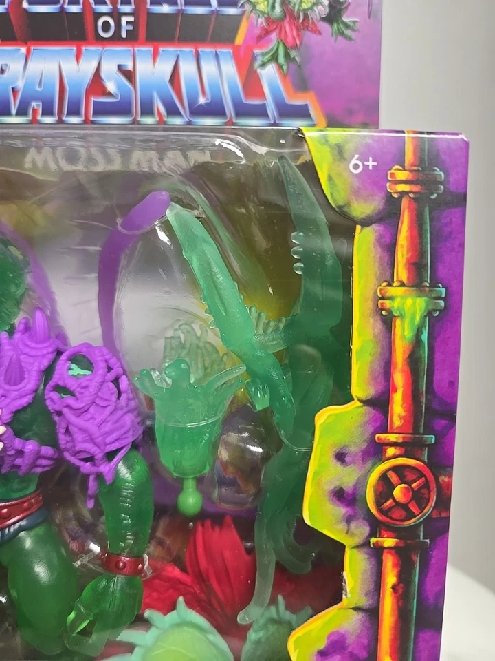 MOSS MAN TURTLES OF GRAYSKULL Masters of the Universe MOTU TOG en caja sin perforar Foto 3 de 4