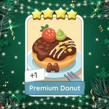Premium Donut MONO_POLY_GO STICKERS CARDS 4 STARS ⚡️ FAST SEND ⚡️⚡️