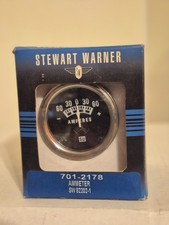 Stewart Warner Amperes Ammeter Gauge 60 To 60- 82202701-2178 Stewart Warner Amperes Ammeter Gauge 60 To 60- 82202701-2178