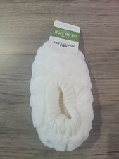 Northeast Outfitters Cozy Cabin Girls Fur Slippers Size XS. White. Sherpa Lined